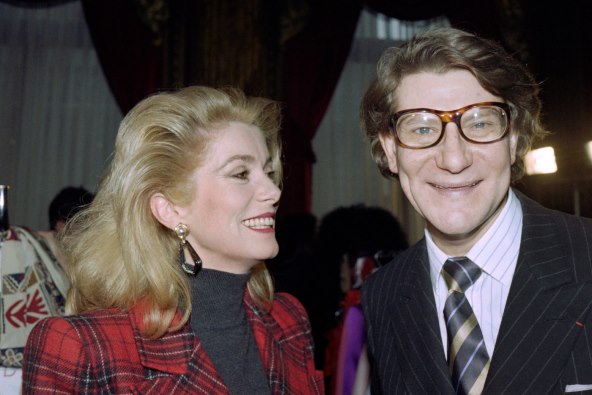 Catherine Deneuve i Yves Saint-Laurent