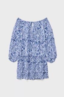 Kratka lepršava haljina s uzorkom/ Stradivarius/ 9,99 EUR