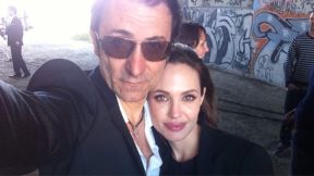 Branko Đurić Đuro i Angelina Jolie