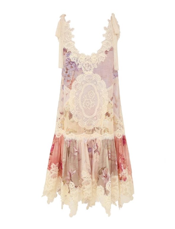 Cascadian floral lace cotton minidress/ Zimmermann/ 920 EUR