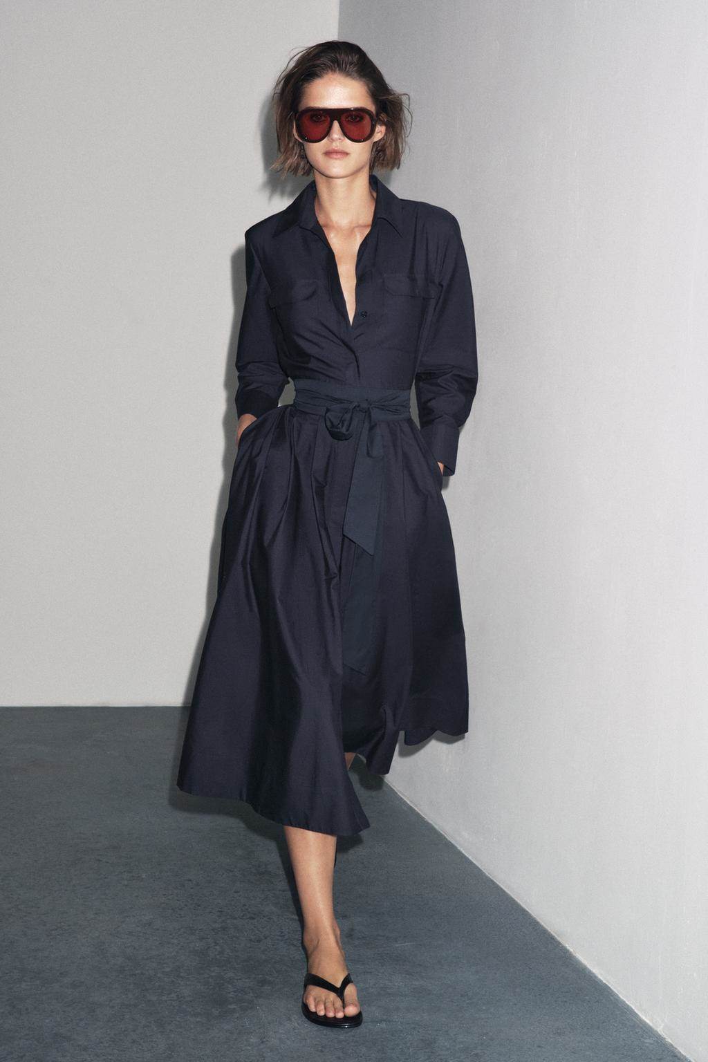 ZW COLLECTION POPLIN SHIRT DRESS/ ZARA/ 59.95 EUR