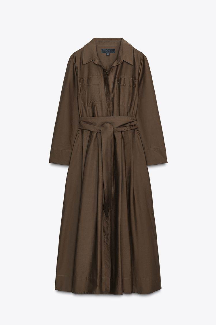 ZW COLLECTION POPLIN SHIRT DRESS/ ZARA/ 59.95 EUR