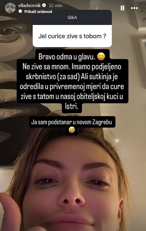 Ella Dvornik o kćerima