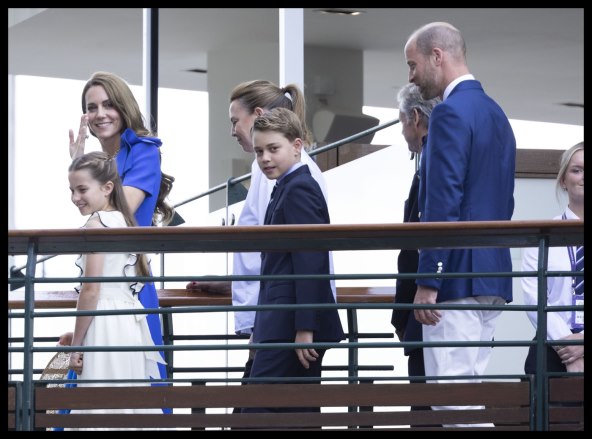 Kate Middleton i princ William s djecom na Wimbledonu