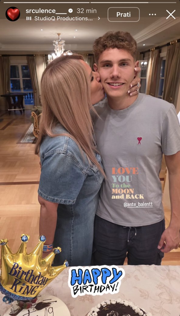 Iva Todorić sa sinom Antom