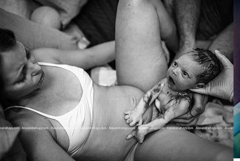 Stvarne fotografije s poroda