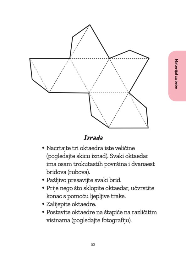 Montessori senzorni materijal koji stimulira vid i govor kod beba