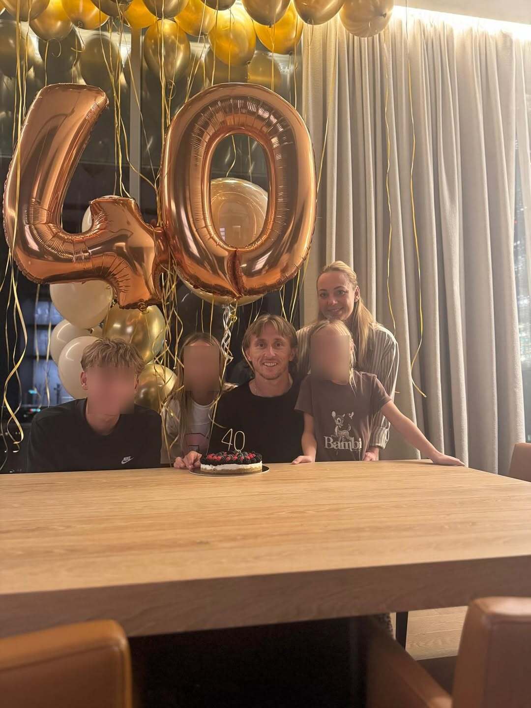 Luka Modrić s obitelji