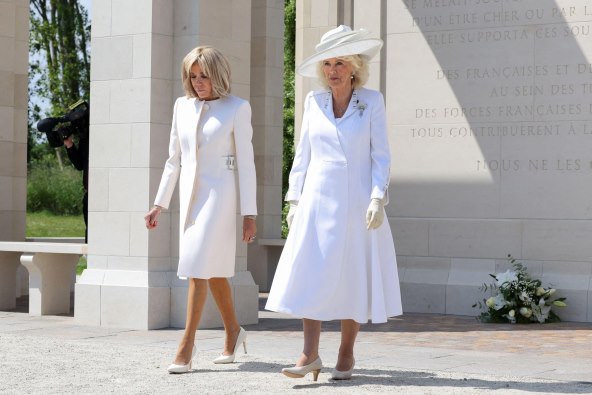 kraljica camilla, brigitte macron
