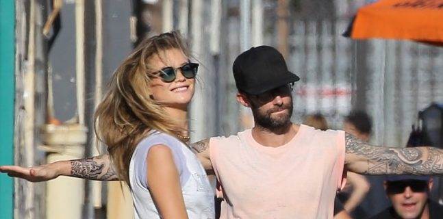 Adam Levine i Behati Prinsloo