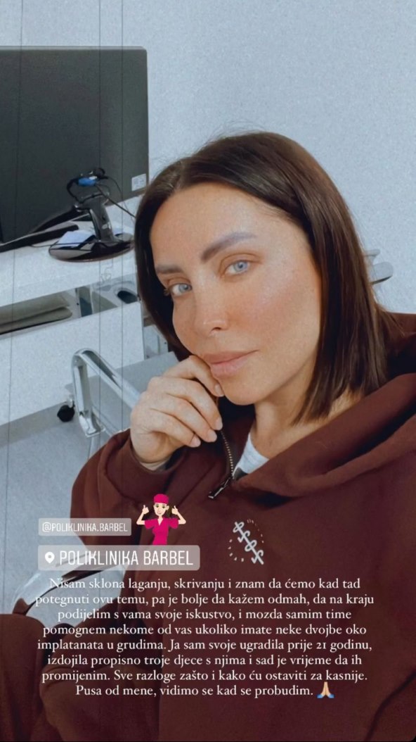 Lana Klingor Mihić promijenila implantante u grudima