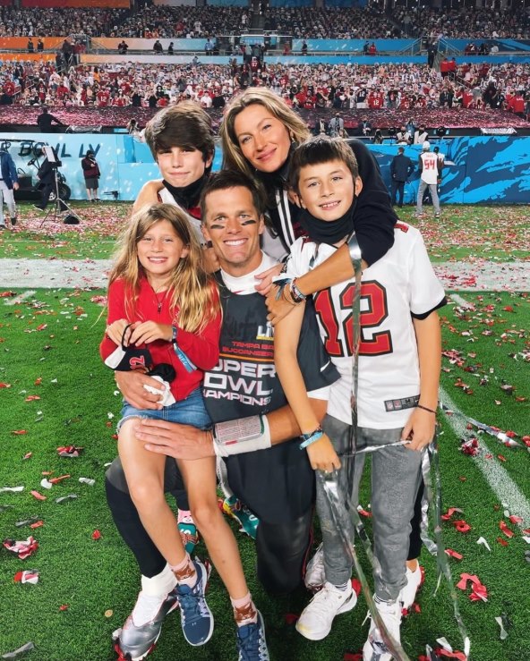 Tom Brady s obitelji