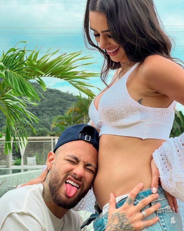 Neymar - objava trudnoce na Instagramu 2023.