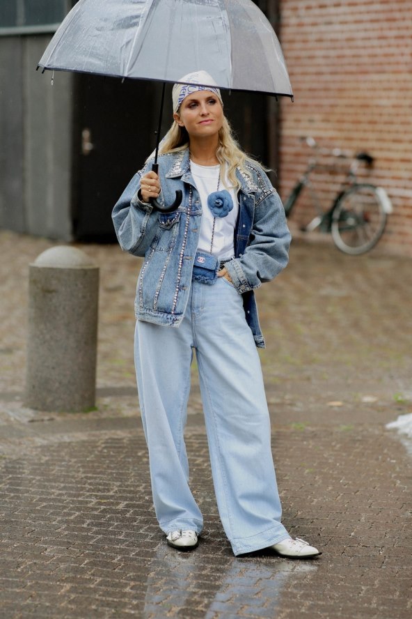 40 street style inspiracija kako nositi traper jesen 2023