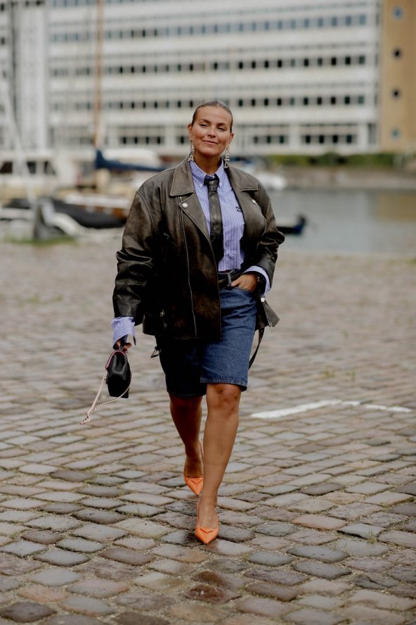 30 street style ideja kako nositi traper suknju