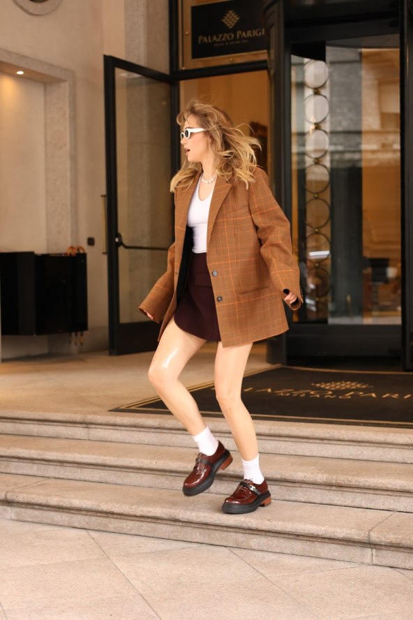 Street style modna inspiracija Tjedan  mode Milano jesen 2023