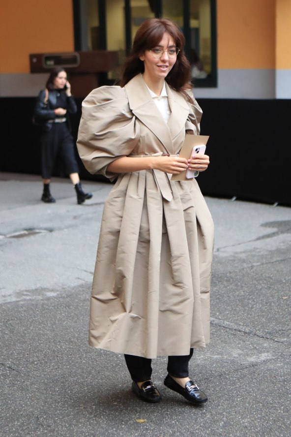 Street style modna inspiracija Tjedan  mode Milano jesen 2023