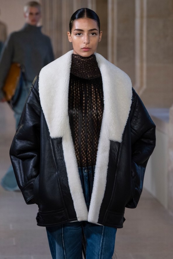 Trendi shearling zimske jakne Victoria Beckham kolekcija jesen 2023