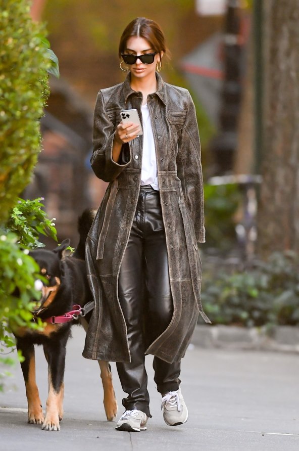 Kožni kaputi trend zima 2024