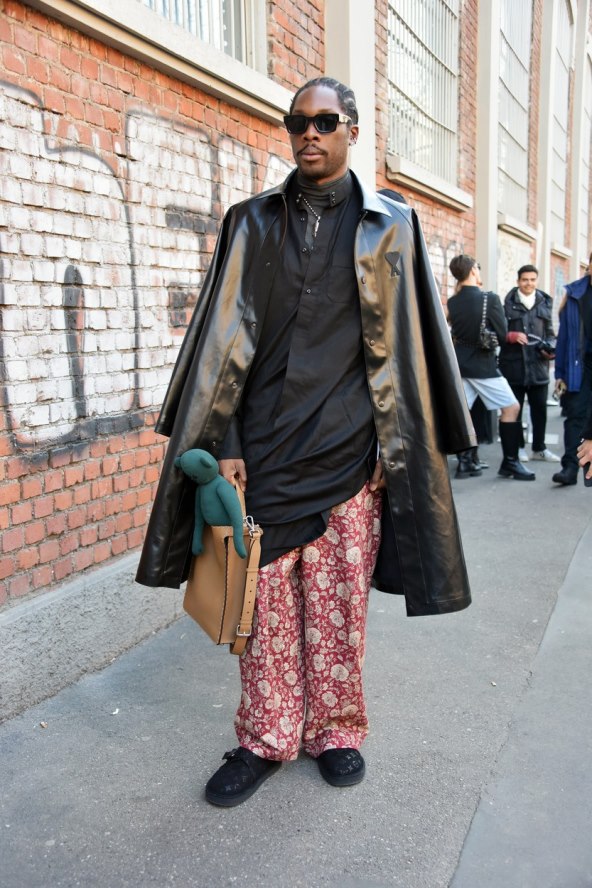 Street style muška moda Tjedan mode Milano 2024