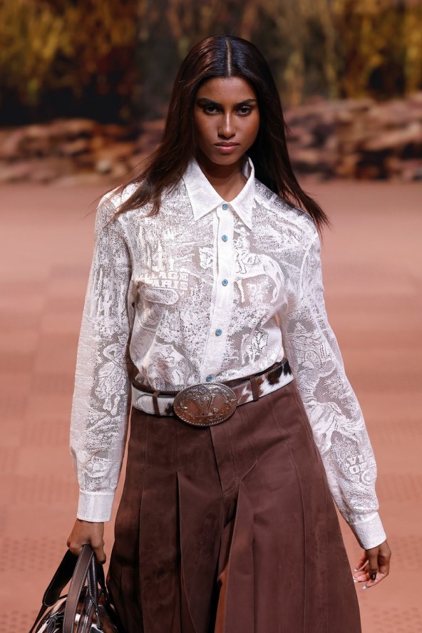 Louis Vuitton muška kolekcija jesen 2024 inspiracija za žene