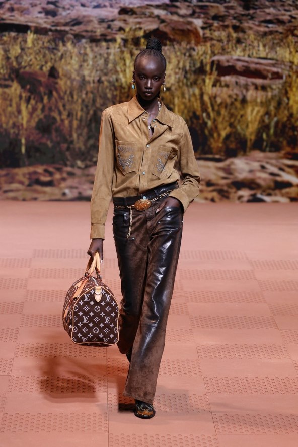 Louis Vuitton muška kolekcija jesen 2024 inspiracija za žene