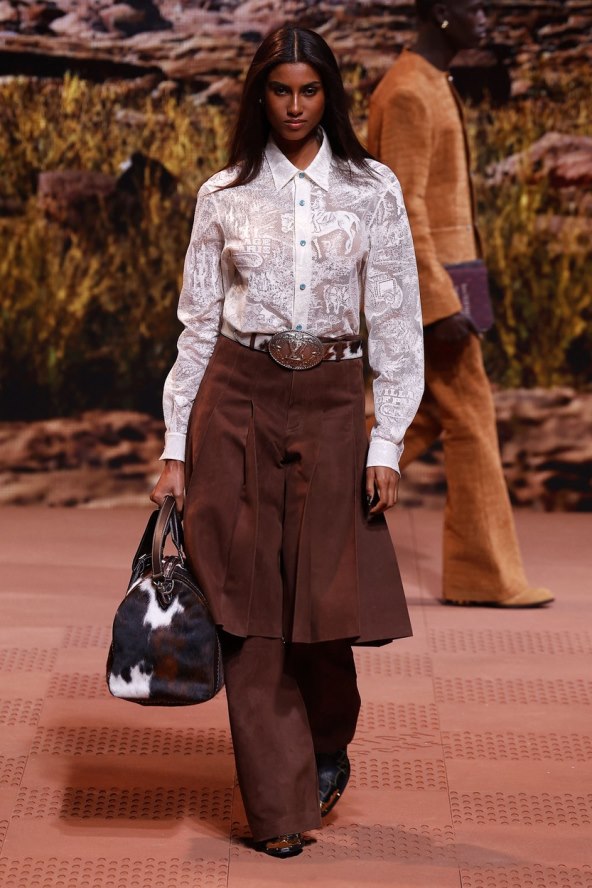 Louis Vuitton muška kolekcija jesen 2024 inspiracija za žene