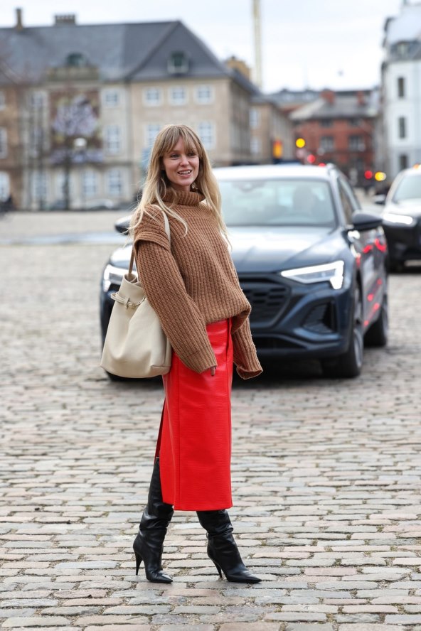 Street style Kopenhagen kako nositi midi i maksi suknju