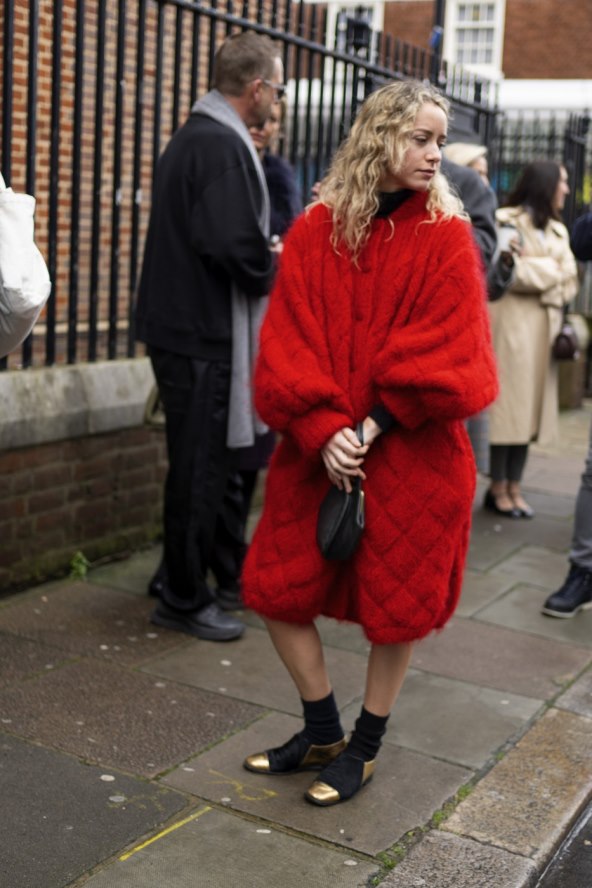 Street style modna inspiracija Tjedan mode u Londonu
