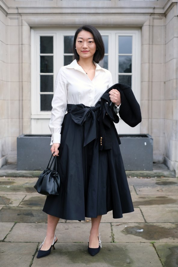 Street style modna inspiracija Tjedan mode u Londonu
