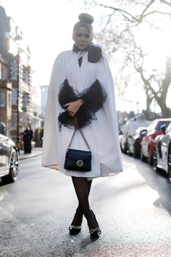 Street style modna inspiracija Tjedan mode u Londonu