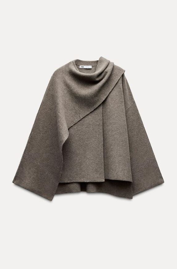 SHORT CAPE COAT/ ZARA/ 49.95 EUR