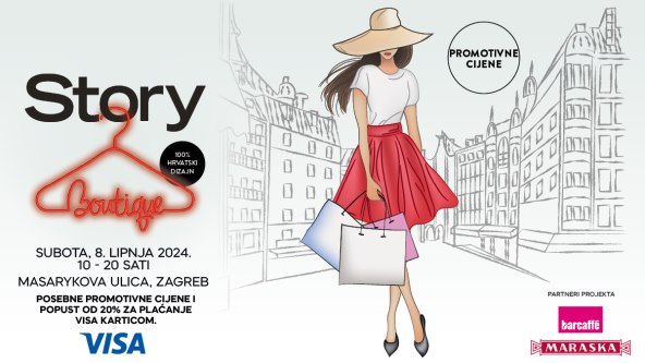 Najcool pop up butik u središtu Zagreba, Story boutique