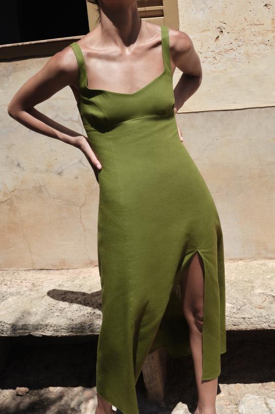 Trendi modni komadi iz Zare u zelenoj boji 