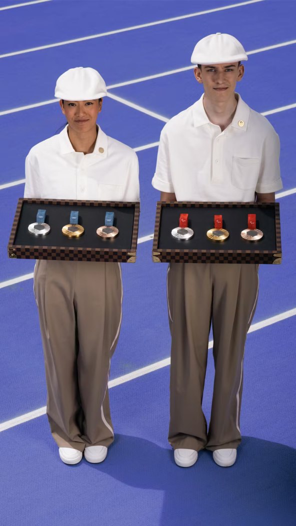 Louis Vuitton pladnjevi za medalje na Olimpijskim igrama 2024