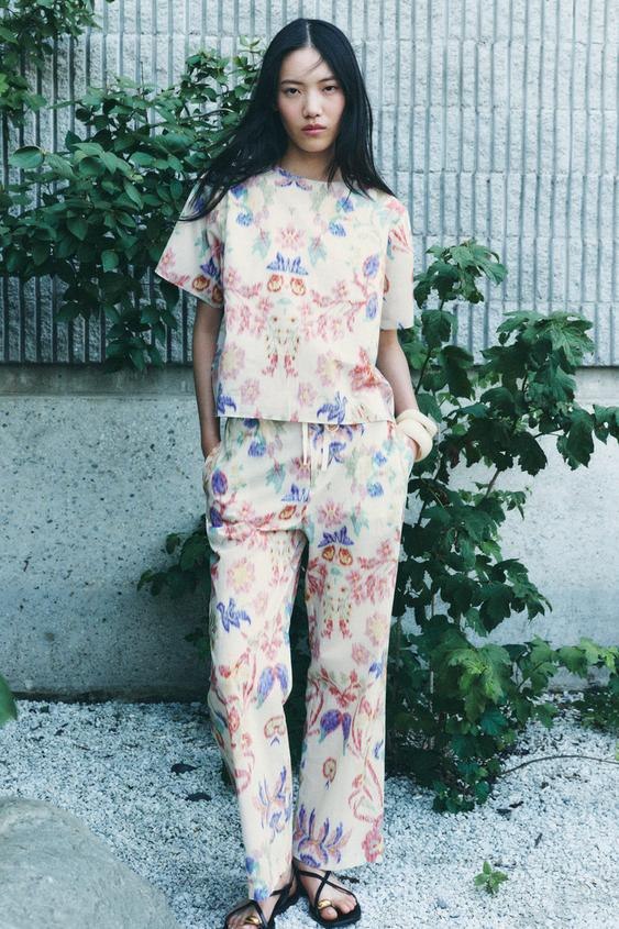 Ljetni kompleti sa cvjetnim print motivima iz Zare