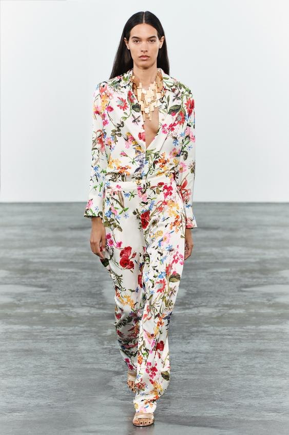 Ljetni kompleti sa cvjetnim print motivima iz Zare