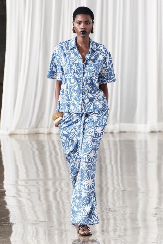 Ljetni kompleti sa cvjetnim print motivima iz Zare