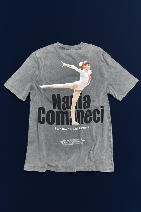 Nadia Comaneci t-shirt Zara