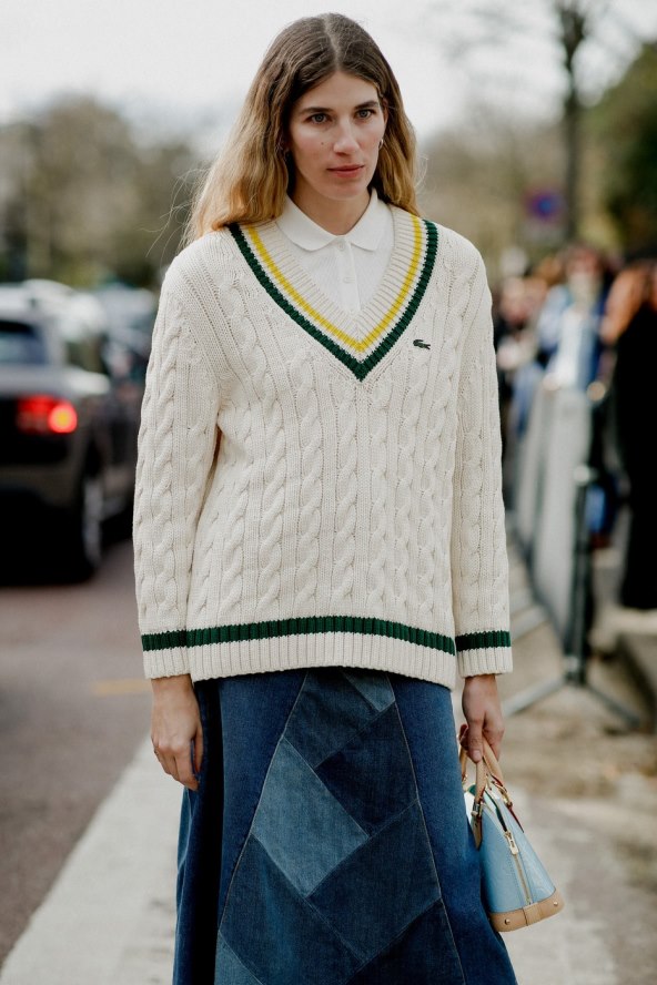 30 street style ideja kako nositi traper suknju