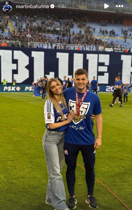 Martin Baturina s djevojkom Petrom