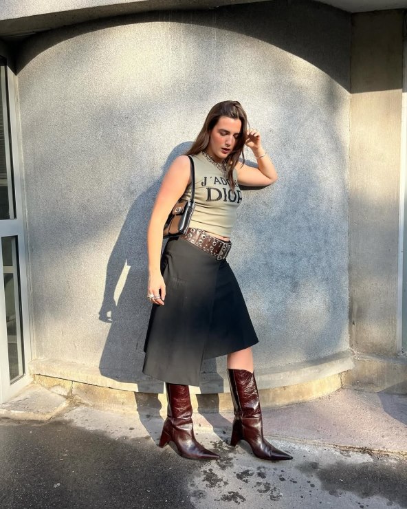 Suknje do koljena za ljeto 2025