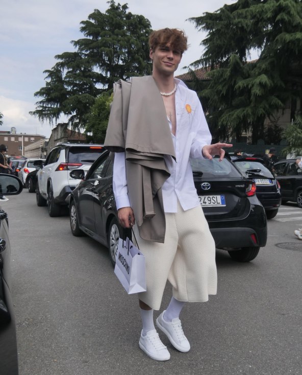 Tjedan muške mode Milano street style