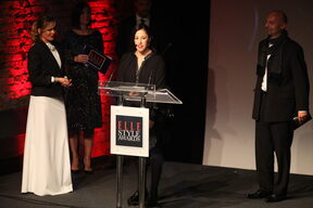 Trenuci ushićenja na pozornici dodjele nagrada Elle Style Awards 2014.