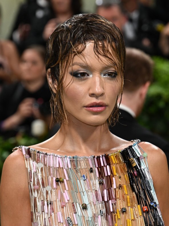 Frosted makeup look Met Gala 2024