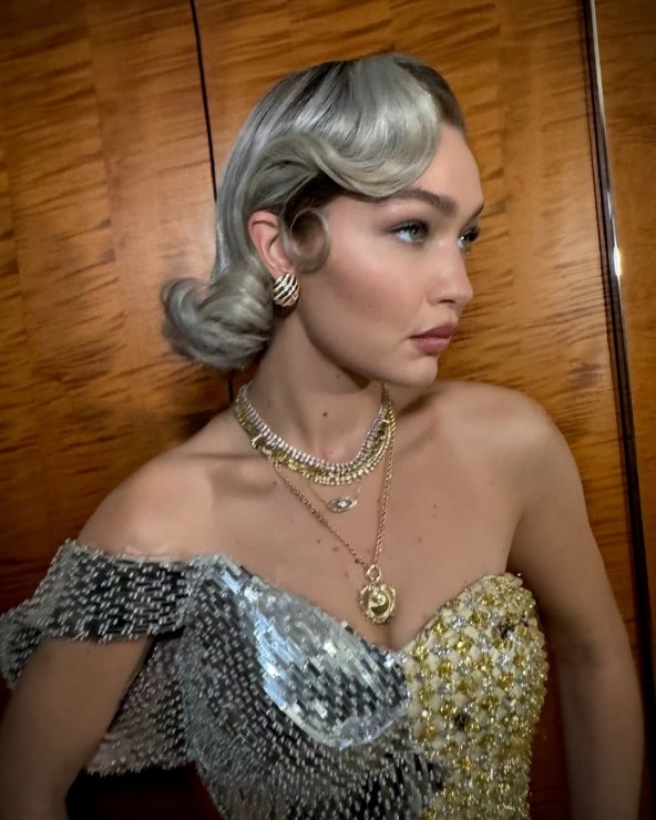 Silver Tequila bob Gigi Hadid