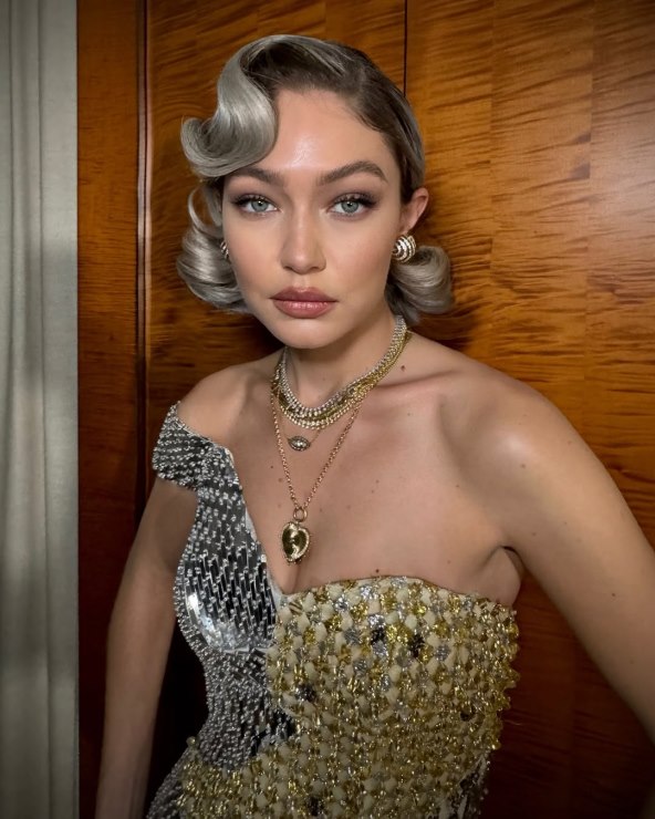 Silver Tequila bob Gigi Hadid