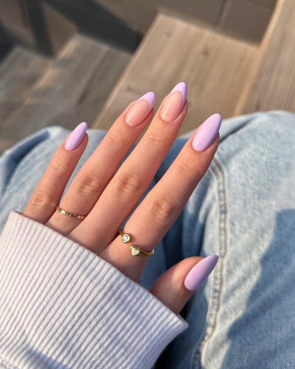 Lavender milk nokti za proljeće 2025