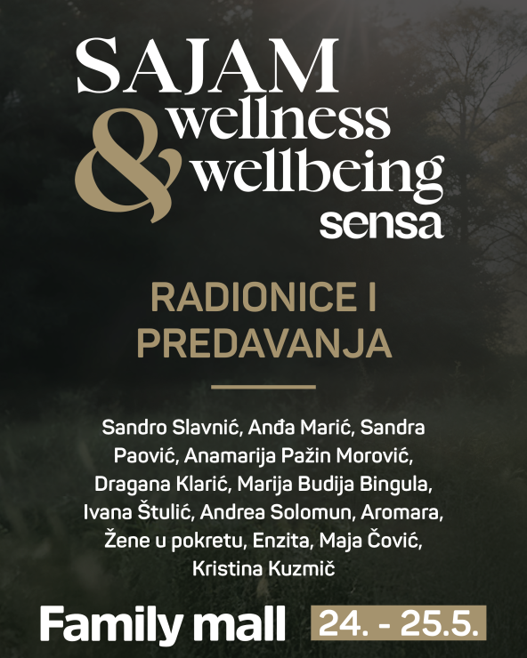 Sensa wellness & wellbeing sajam 24 i 25 svibnja 2025