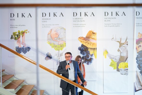 Linija DIKA vinarije Enosophia predstavljena javnosti u novom ruhu